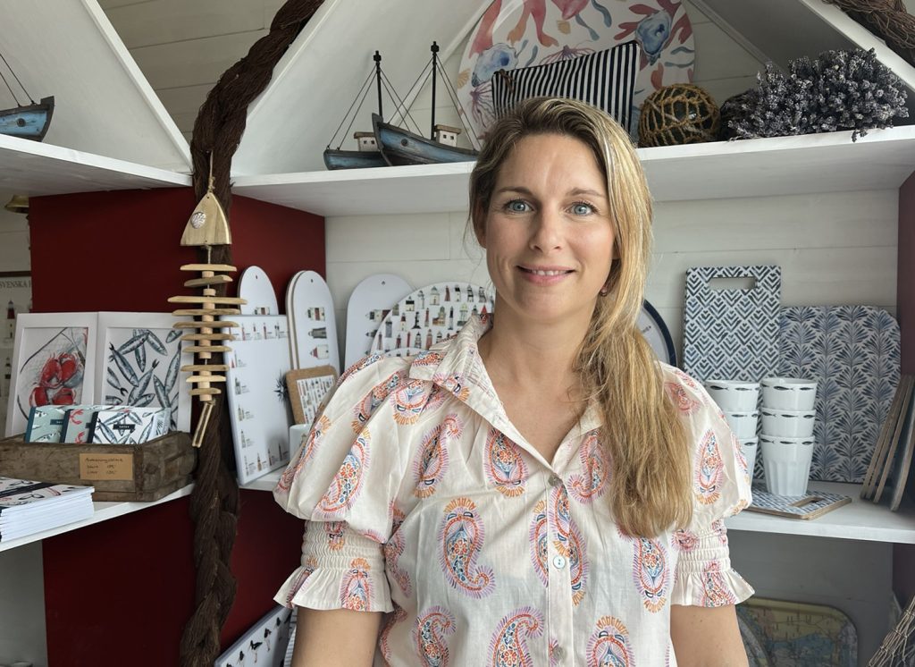 Nicolina Lydén öppnar egen butik. Tidigare har hon sålt sin egen design och annat som grosssist.