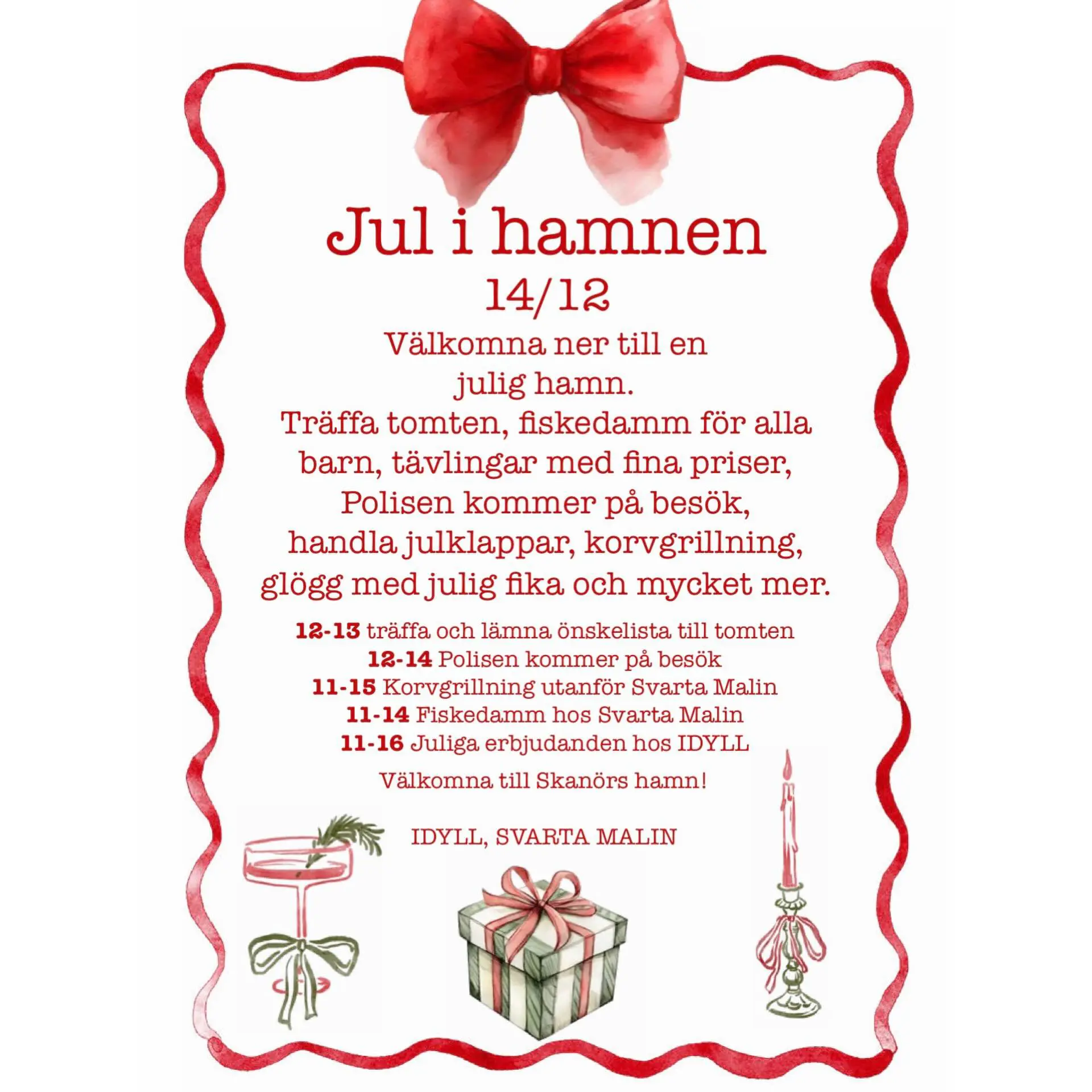 Jul i hamnen