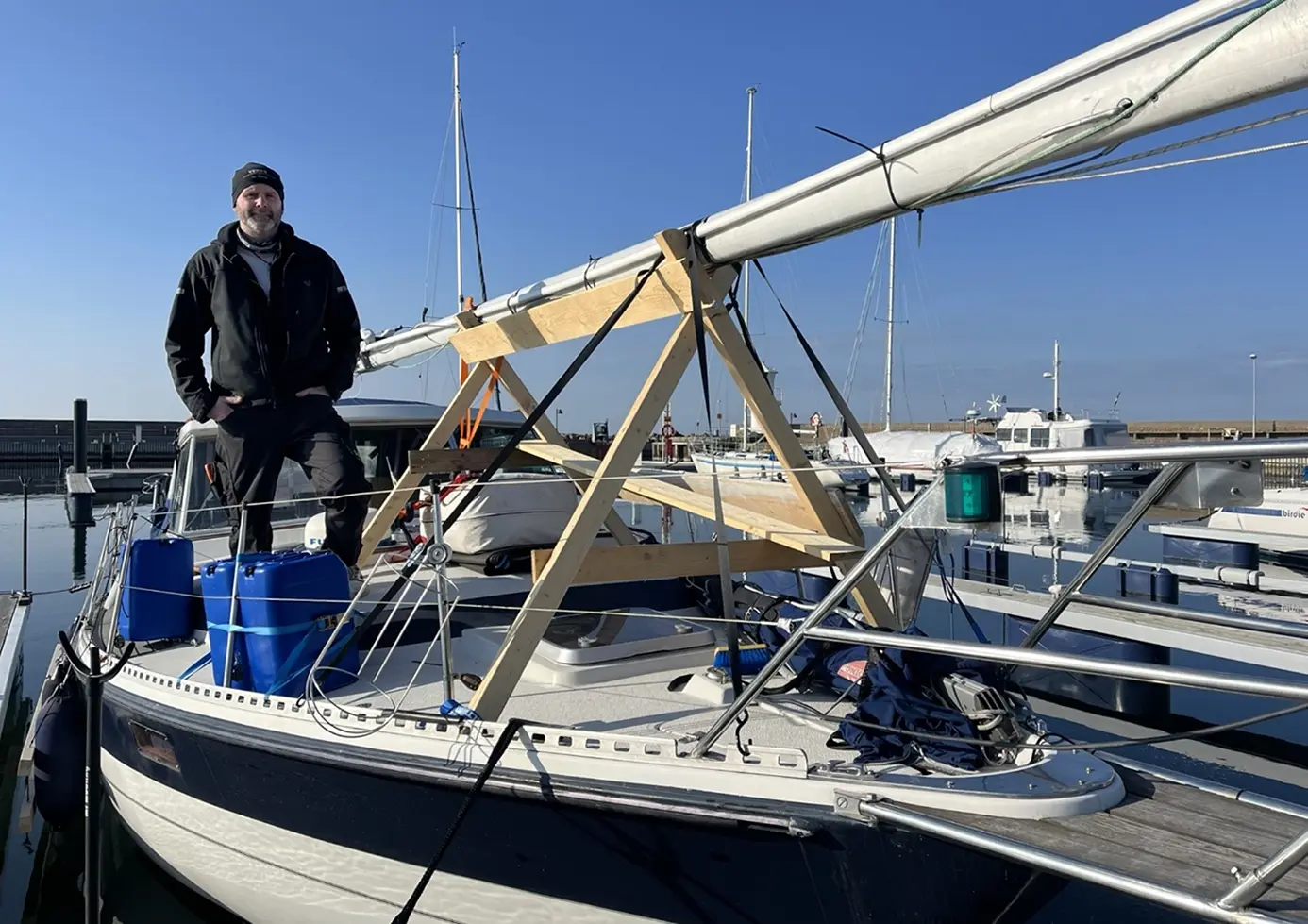Regala klar för avfärd mot Marbella via kanalerna mot Medelhavet.