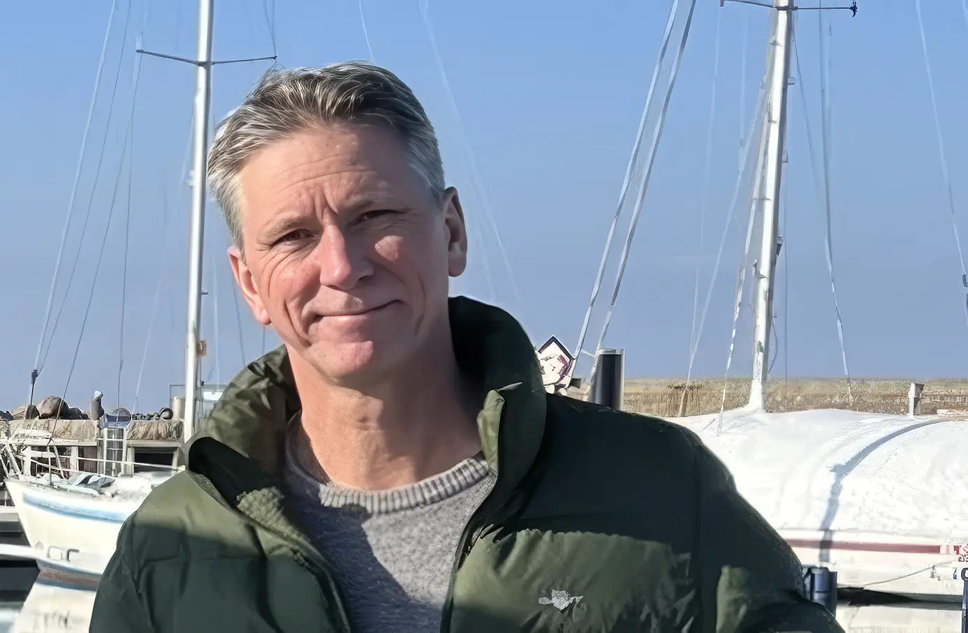 Hamnkapten Peter Björck har fullt upp.