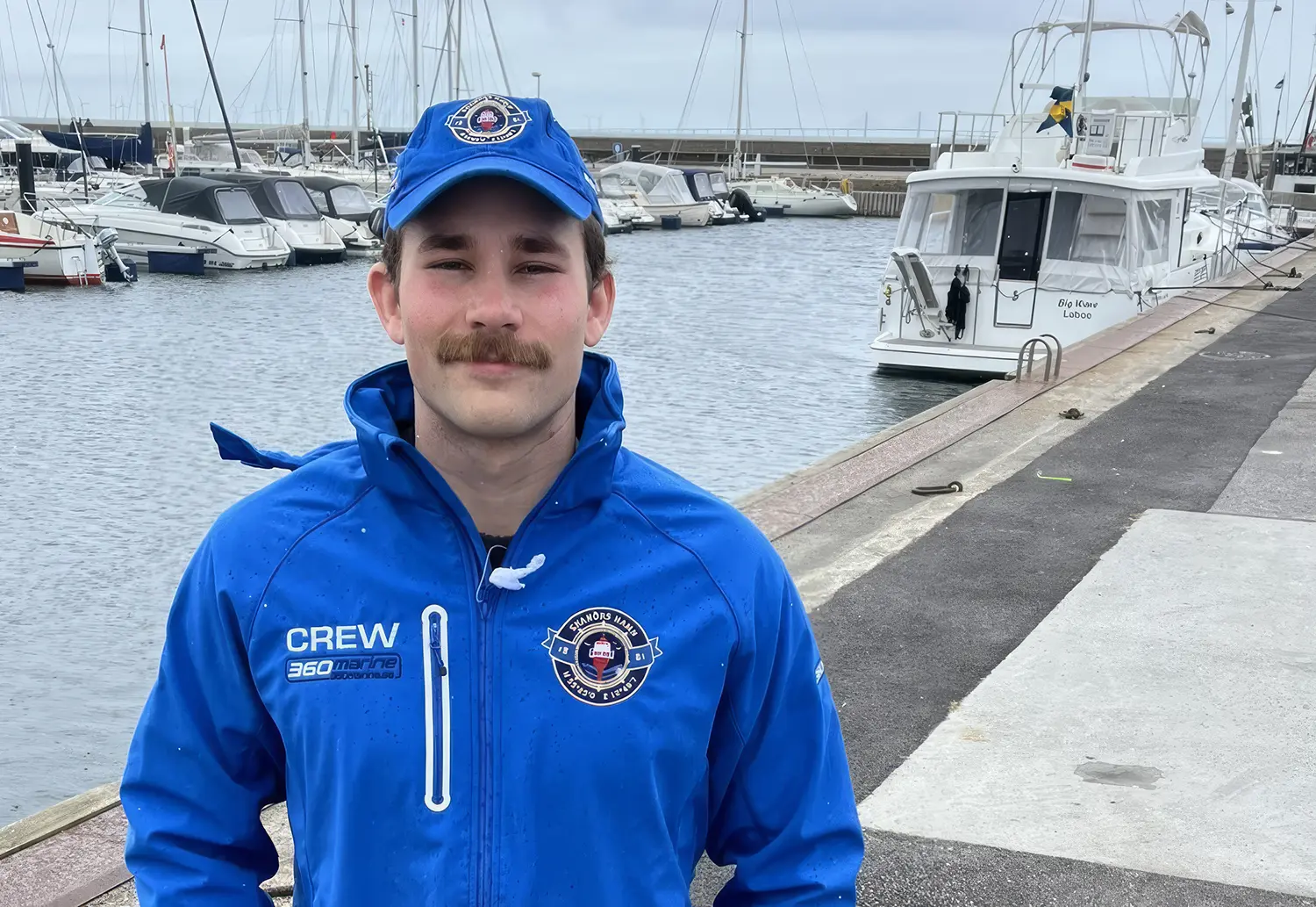 Gabriel Olsson är en av hamnvärdarna som återkommer i sommar.