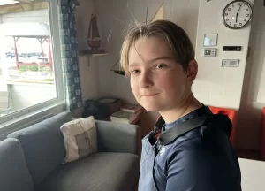 Filip Lang ser fram mot en sommar med segling onsdag, torsdag, söndag. Han tränar med SBK:s C55:or och placerade sig bra med Måkläppen tillsammans med två kompisar.