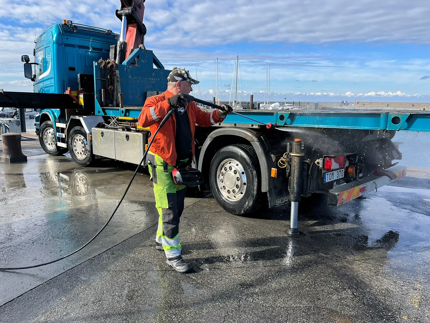 Båtupptagning 25 september