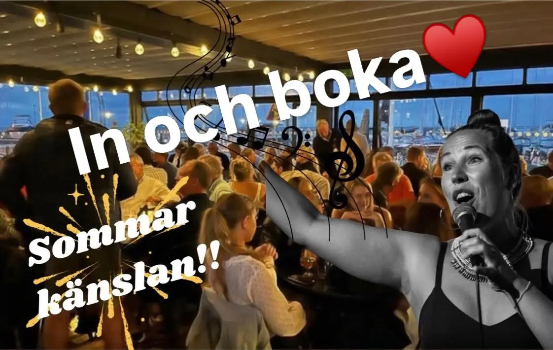 Allsång med Cecilia Stalín.